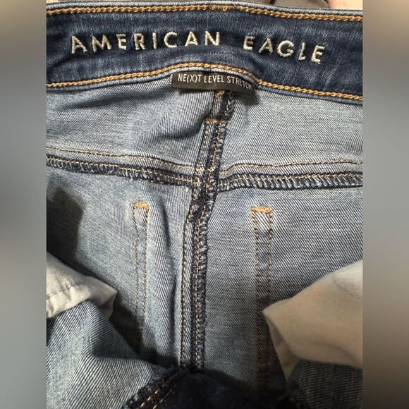 American Eagle Outfitters Dark Blue Skinny Jeans - Picture 4 of 4